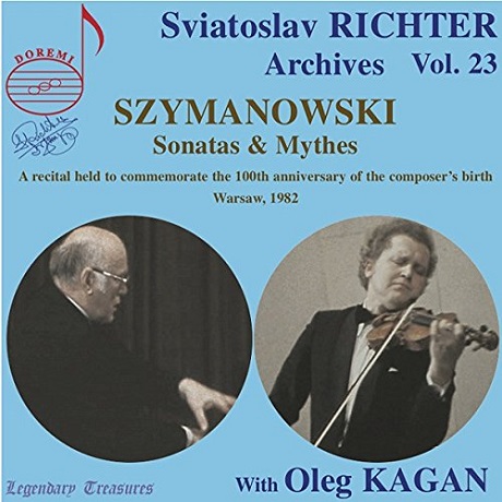 SZYMANOWSKI: SONATAS & MYTHES/ OLEG KAGAN [ARCHIVES VOL.23] [스비아토슬라브 리히터: 시마노프스키]