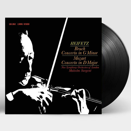 VIOLIN CONCERTOS/ JASCHA HEIFETZ, MALCOM SARGENT [브루흐 & 모차르트: 바이올린 협주곡 - 하이페츠, 사전트] [200G LP]
