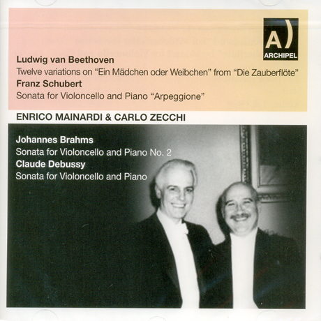 CELLO WORKS: BEETHOVEN, SCHUBERT, BRAHMS, DEBUSSY/ CARLO ZECCHI