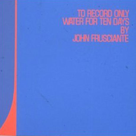 TO RECORD ONLY WATER FOR TEN DAYS