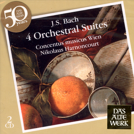 4 ORCHESTAL SUITES/ NIKOLAUS HARNONCOURT [DAS ALTE WERKE] [바흐: 관현악 모음곡집]