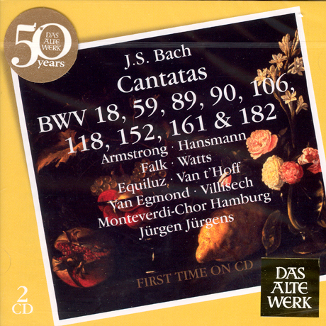 CANTATAS BWV 18,59,89,90,106,118,152,161 & 182/ JURGEN JURGENS