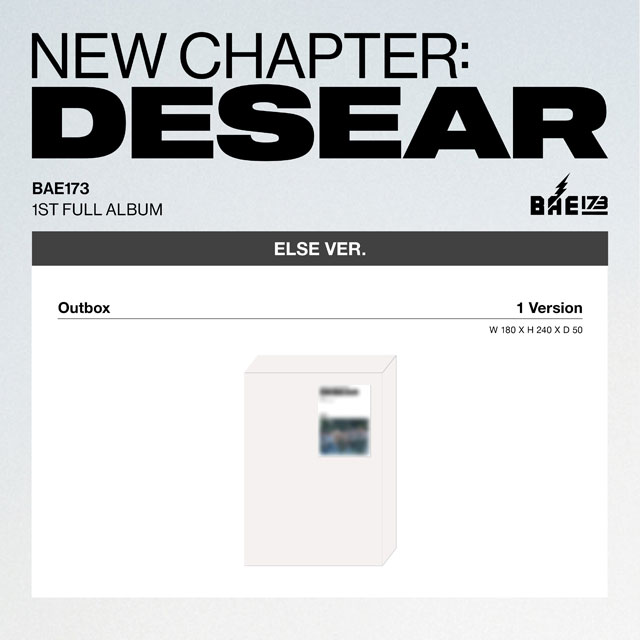 NEW CHAPTER : DESEAR [정규 1집] [EVER VER] [ELSE VER]