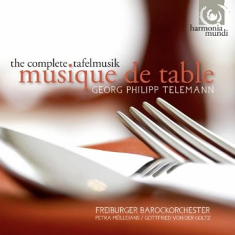 MUSIQUUE DE TABLE: COMPLETE TAFELMUSIK/ PETRA MULLEJANS, GOTTFRIED VON DER GOLTZ [텔레만: 타펠무지크 - 뮐레얀스, 골츠]