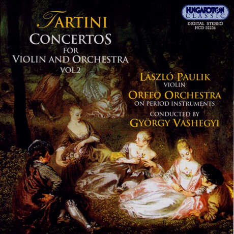 CONCERTOS FOR VIOLIN AND ORCHESTRA VOL.2/ LASZLO PAULIK, GYORGY VASHEGYI