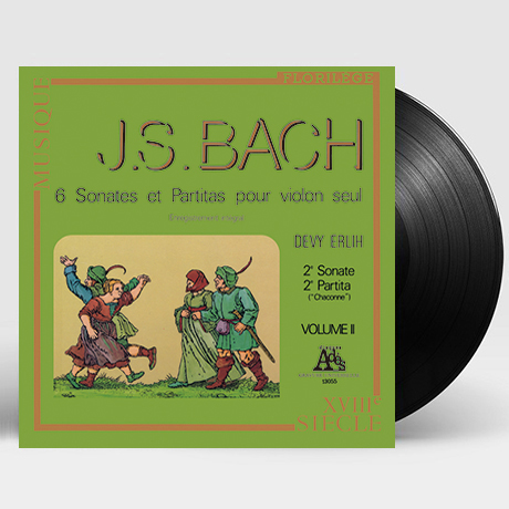 6 SONATAS & PARTITAS FOR SOLO VIOLIN/ DEVY ERLIH VOL.2 [바흐: 무반주 바이올린을 위한 소나타와 파르티타 2집 - 드비 에를리히] [180G LP]