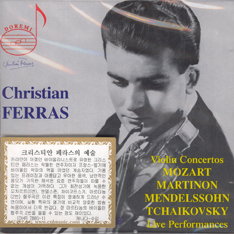 VIOLIN CONCERTOS [CHRISTIAN FERRAS VOL.1]