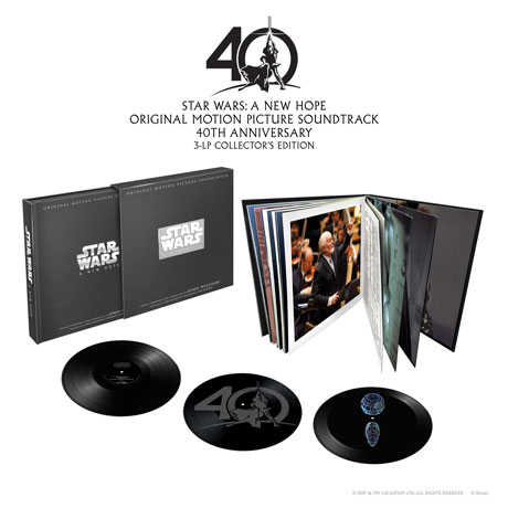 STAR WARS EPISODE 4: A NEW HOPE [40TH ANNIVERSARY LIMITED] [180G LP] [스타워즈 4: 새로운 희망]