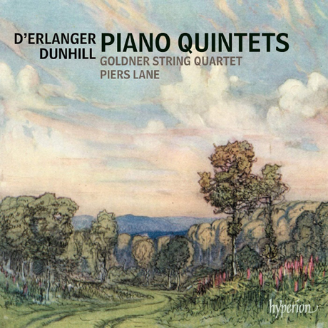 PIANO QUINTETS/ GOLDNER STRING QUARTET, PIERS LANE [데란제 & 던힐: 피아노 오중주 - 골드너 현악 사중주단, 피어스 레인]