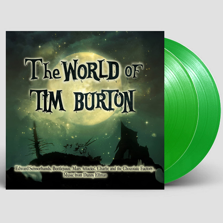 THE WORLD OF TIM BURTON [팀 버튼 영화음악 테마 모음집] [CLEAR GREEN LP]