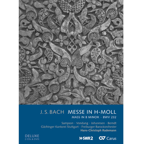 MASS IN B MINOR BWV 232/ HANS-CHRISTOPH RADEMANN [2CD+DVD] [바흐: B단조 미사]