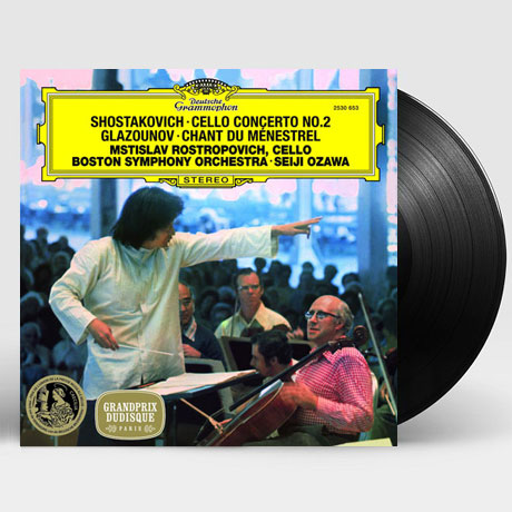 CELLO CONCERTO NO.2 & CHANT DU MENESTREL/ MSTISLAV ROSTROPOVICH, SEIJI OZAWA [LP] [쇼스타코비치 & 글라주노프: 첼로협주곡, 음유시인의 노래]