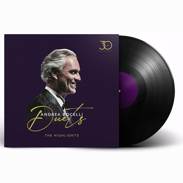 DUETS [안드레아 보첼리 듀엣 베스트와 새녹음: 데뷔 30주년 기념앨범] [LP]