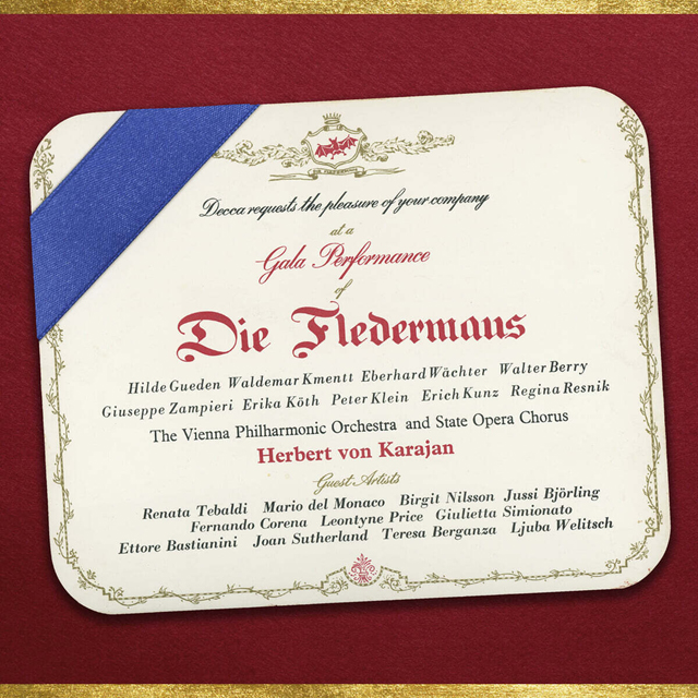 DIE FLEDERMAUS/ HERBERT VON KARAJAN [요한 슈트라우스: 박쥐남작 - 헤르베르트 폰 카라얀] [LP]