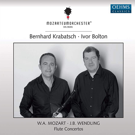 FLUTE CONCERTOS/ BERNHARD KRABATSCH, IVOR BOLTON [모차르트 & 벤들링: 플루트 협주곡 - 크라바치, 아이버 볼튼]