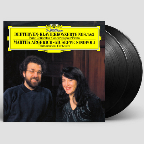 PIANO CONCERTOS 1 & 2/ MARTHA ARGERICH, GIUSEPPE SINOPLI [베토벤: 피아노 협주곡 1, 2번 - 아르헤리치, 시노폴리] [180G LP]
