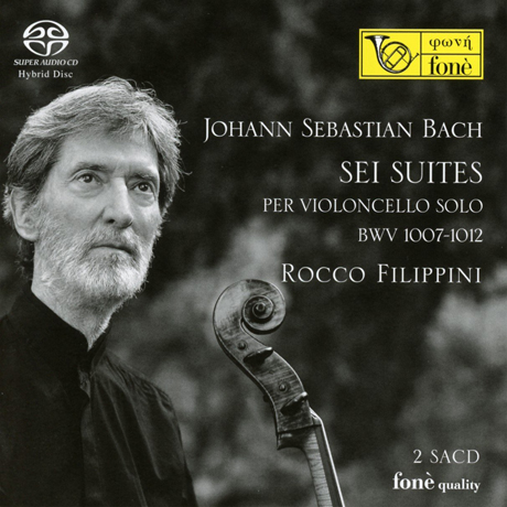 CELLO SUITES BWV 1007-1012/ ROCCO FILIPPINI [SACD HYBRID] [바흐: 무반주 첼로 1집]