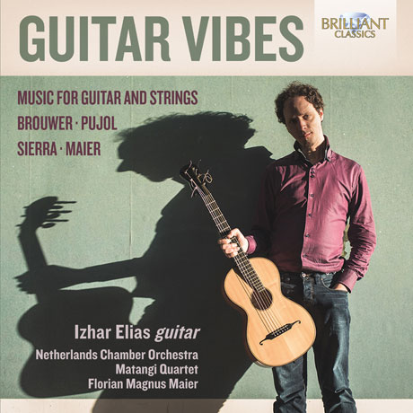 GUITAR VIBES: MUSIC FOR GUITAR AND STRINGS/ IZHAR ELIAS, FLORIAN MAGNUS MAIER [기타 바이브: 브라우어, 푸욜, 시에라, 마이어 기타 작품집]