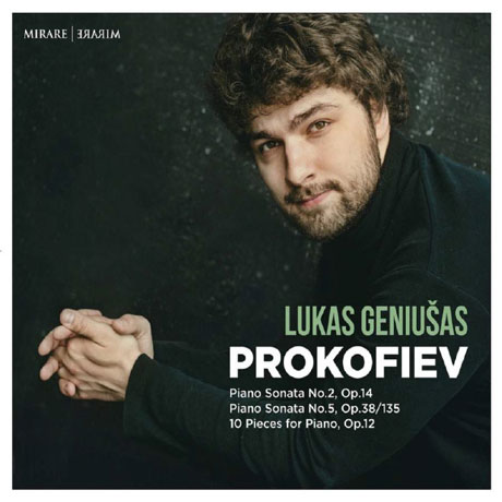 PIANO SONATAS, 10 PIECES FOR PIANO OP.12/ LUKAS GENIUSAS [프로코피에프: 피아노 소나타 2 & 5번, 10개의 소품 - 루카스 게니우사스]