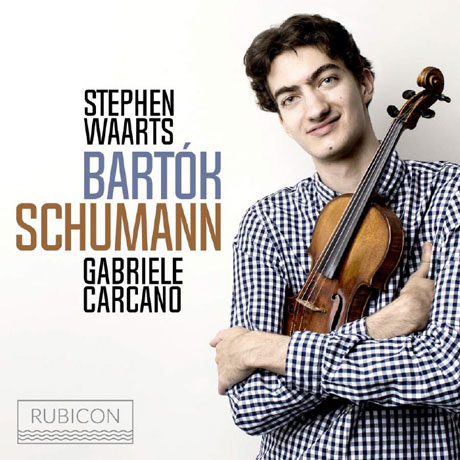 VIOLIN SONATA, THREE ROMANCES & HUNGARIAN FOLHTUNES/ STEPHEN WAARTS [슈만: 바이올린 소나타 1번, 3개의 로망스 & 바르톡: 헝가리 민요, 바이올린 소나타 - 스티븐 바르츠]