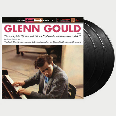 THE COMPLETE BACH KEYBOARD CONCERTOS NO.1-5 & 7, BEETHOVEN CONCERTO NO.1/ LEONARD BERNSTEIN [180G LP]