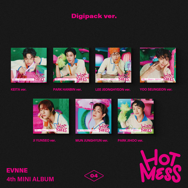HOT MESS [미니 4집] [DIGIPACK VER] [7종 세트]