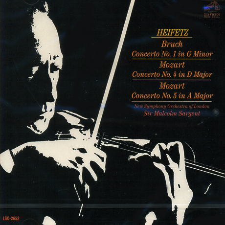 VIOLIN CONCERTOS/ JASCHA HEIFETZ, MALCOLM SARGENT [SONY ORIGINALS]