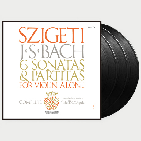 6 SONATAS & PARTITAS FOR VIOLIN/ JOSEPH SZIGETI [바흐: 무반주 바이올린을 위한 소나타와 파르티타 - 요제프 시게티] [한정반] [180G LP]