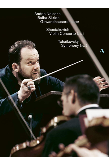 VIOLIN CONCERTO NO.1 & SYMPHONY NO.5/ BAIBA SKRIDE, ANDRIS NELSONS [쇼스타코비치: 바이올린 협주곡 1번 & 차이콥스키: 교향곡 5번 - 안드리스 넬손스]