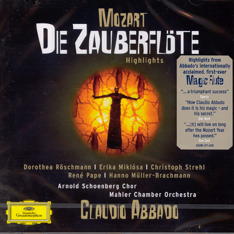 DIE ZAUBERFLOTE HIGHLIGHTS/ MAHLER CHAMBER ORCHESTRA/ ABBADO
