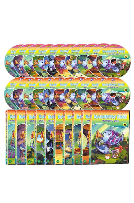 무지개 물고기 20종세트 [10DVD+10CD] [THE RAINBOW FISH]