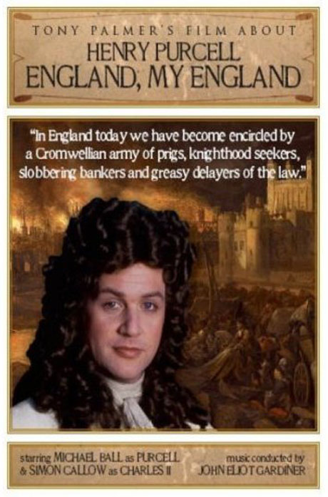 ENGLAND, MY ENGLAND: TONY PALMER FILM [퍼셀: 토니 팔머 다큐영화, 존 엘리엇 가디너]