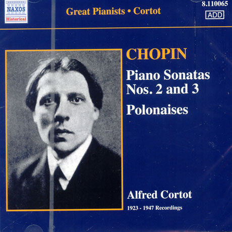 PIANO SONATAS/ POLONAISES/ ALFRED CORTOT