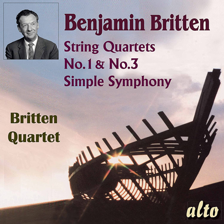 STRING QUARTETS, SIMPLE SYMPHONY/ BRITTEN QUARTET [브리튼: 현악 사중주 1 & 3번, 심플 심포니 - 브리튼 사중주단]