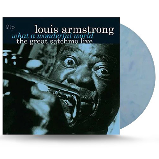 GREAT SATCHMO LIVE [180G BLUE MARBLED LP]
