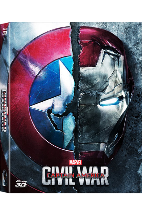 캡틴 아메리카: 시빌 워 3D+2D [풀슬립 A1 스틸북 한정판] [CAPTAIN AMERICA: CIVIL WAR]