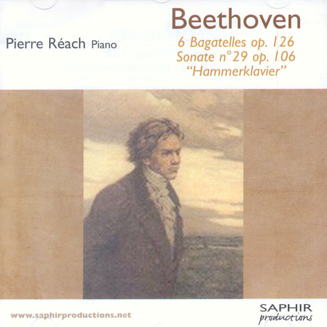 SONATE NO.29 OP.106 `HAMMERKLAVIER`/ PIERRE REACH