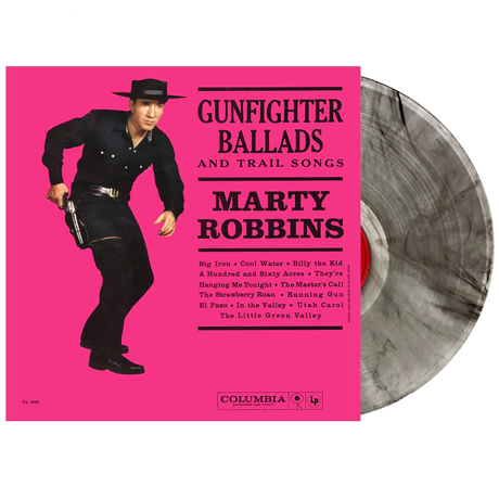 SINGS GUNFIGHTER BALLADS AND TRAIL SONGS [CLEAR/BLACK “GUNSMOKE” SWIRL LP]