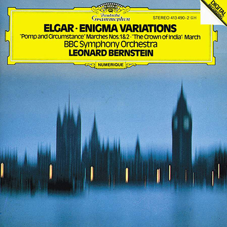 ENIGMA VARIATIONS, POMP AND CIRCUMSTANCE, THE CROWN OF INDIA/ LEONARD BERNSTEIN [엘가: 이니그마 변주곡, 위풍당당 행진곡, 인도의 왕관 - 번스타인]