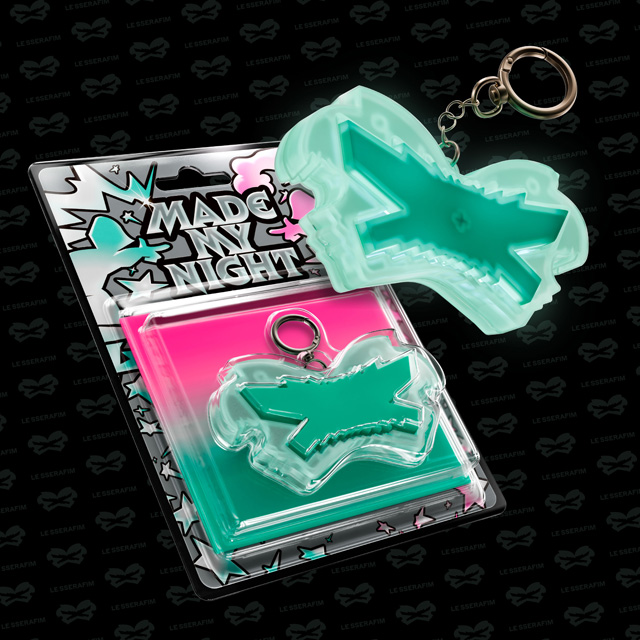 MADE MY NIGHT [싱글 2집] [GLOW CLICKER KEYCHAIN] [MINT VER]