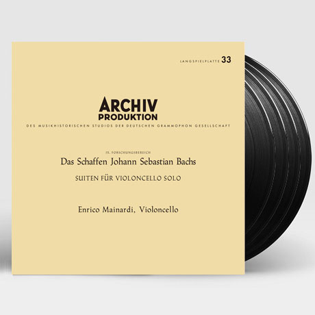 SIX CELLO SUITES/ ENRICO MAINARDI [바흐: 무반주 첼로 모음곡 - 마이나르디] [ANALOGPHONIC 180G LP]
