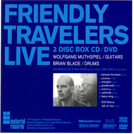 FRIENDLY TRAVELLERS LIVE [CD+DVD]