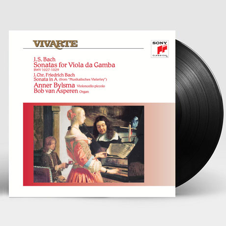 SONATAS FOR VIOLA DA GAMBA/ BOB VAN ASPEREN, ANNER BYLSMA [VIVARTE] [바흐: 비올라 다 감바 소나타 - 안너 빌스마] [ANALOGPHONIC 180G LP]