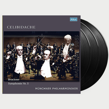 SYMPHONY NO.5/ SERGIU CELIBIDACHE [브루크너: 교향곡 5번 - 첼리비다케 & 뮌헨 필하모닉 1986년 실황] [LP]