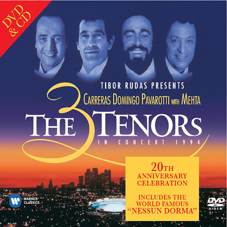 THE 3 TENORS IN CONCERT 1994 [CD+DVD] [3테너 콘서트]