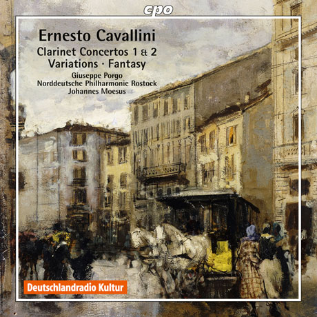 CLARINET CONCERTOS 1 & 2/ GIUSEPPE PORGO, JOHANNES MOESUS [카발리니: 클라리넷 협주곡, 변주곡과 환상곡]