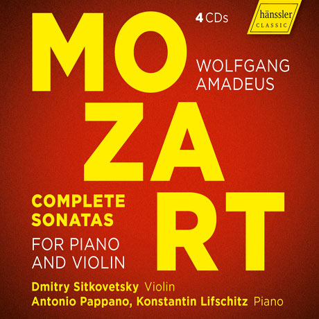 COMPLETE SONATAS FOR PIANO AND VIOLIN/ DMITRY SITKOVETSKY, KONSTANTIN LIFSCHITZ, ANTONIO PAPPANO [모차르트: 바이올린 소나타 전집 - 시트코베츠키 & 파파노]