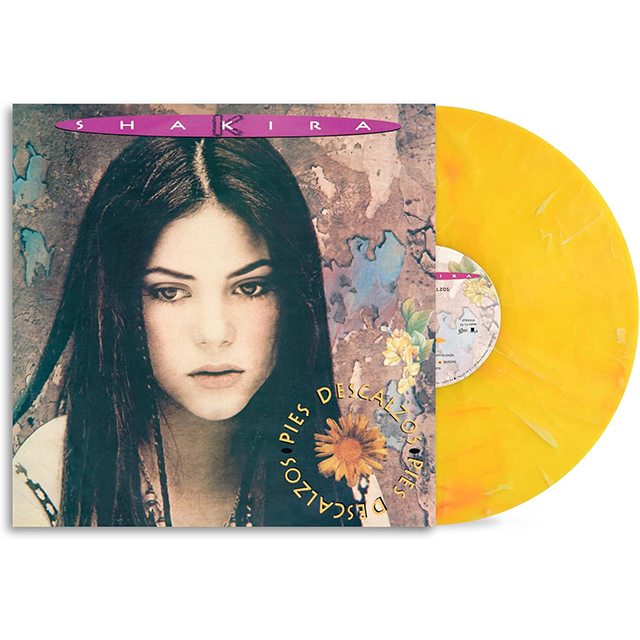 PIES DESCALZOS [30TH ANNIVERSARY] [YELLOW WITH RED SWIRL MARBLE LP]