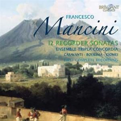 12 RECORDER SONATAS/ ENSEMBLE TRIPLA CONCORDIA, LORENZO CAVASANTI