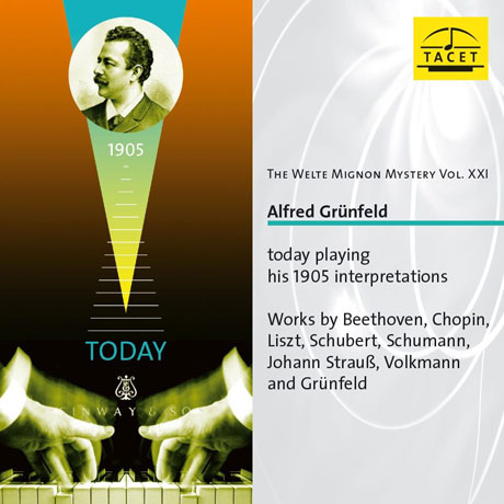 THE WELTE MIGNON MYSTERY VOL.21: TODAY PLAYING HIS 1905 INTERPRETATIONS/ ALFRED GRUNFELD [벨테 미뇽 21집: 그륀펠트 피아노롤 녹음집]